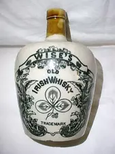 WISE'S OLD IRISH WHISKEY STONEWARE JUG