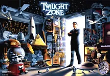 Bally Twilight Zone Pinball Machine Translite