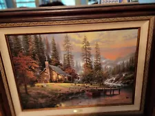 thomas kinkade paintings on canvas