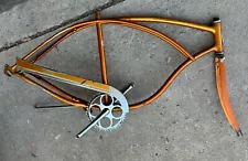 1966 Schwinn 26" Panther Middleweight S-7 Cruiser Bicycle Frame Coppertone