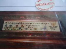 Olde Colonial Designs Tulip Sampler For A Victorian Pencil Box Cross Stitch