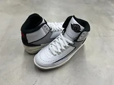 Nike Kid's Jordan 2 Retro Python White Fire Red Black Sail DQ8562 102 - New