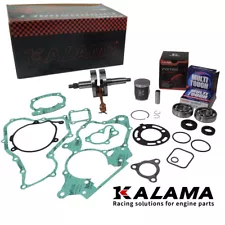 For Honda CR85R Engine Rebuild Kit Crankshaft Nachi Bearings Piston Gasket 05~07 (For: Honda)