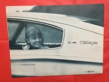 1966 DODGE "CHARGER" Car Dealer Sales Information Press Kit