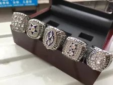 5PCS 1971 1977 1992 1993 1995 Dallas Cowboys Ring Fans Gift !!!