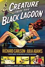 CREATURE FROM THE BLACK LAGOON Movie POSTER 27 x 40 Richard Carlson, A