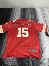 Brand New Patrick Mahomes Chiefs #15 Jersey Super Bowl Red Size XL BIG SALE!!!