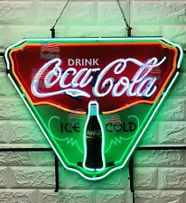 Drink Coca Cola Ice Cold 24"x24" Neon Light Sign Lamp With HD Vivid Printing