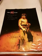 SALE! Rare Bruce Lee Original Vintage Poster X-Large Karate 1970’s 38" x 53"