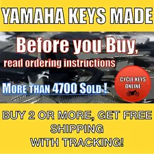 Yamaha Motorcycle Cut to Code Keys READ DESCRIPTION B4 YOU BUY‼️ (For: Yamaha Radian 600)