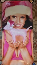 Authentic Victoria's Secret Poster 27"x56" Alessandra Ambrosio Thick Paper tear