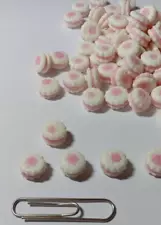 50 Strawberry Cookie Bakery Food Dollhouse Miniature Accessorie Supply Charm.A