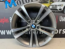 BMW 18" ALLOY WHEEL DOUBLE SPOKE STYLE 397 F30 F32 F33 320 328i 335i 428i OEM