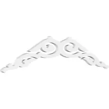 GPP048X012X100ROT Rotherham Architectural PVC Gable Pediments, 48"W x 12"H x ...