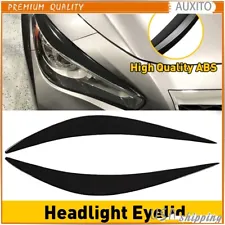 For Infiniti Q50 14-21 High Quality Gloosy Black Headlight Eyelid Eyebrow Cover