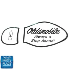 Vintage White Sales Decal for Oldsmobile Dealership Floor Each (For: 1966 Oldsmobile Toronado)