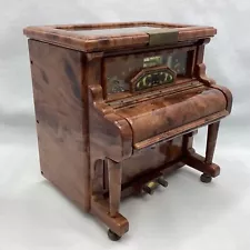 Musical Note Musical Upright Piano Jewellery Box *NOT WORKING* (3C) MO#8616