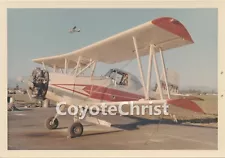 2 1960s Original Photos Grumman G-164 Ag-Cat Crop Duster N671Y Griffin Crop Care