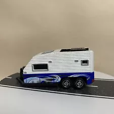 2014 Matchbox Outdoor 5-Pack Exclusive Blue & White Travel Trailer Camper NM