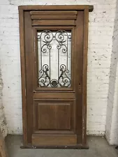 SINGLE ENTRY MAHOGANY WOOD DOOR