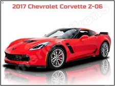 2017 Chevrolet Corvette Z-06 New Metal Sign: Absolute Mint!