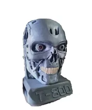 Terminator head T 800 w/led light 3d model