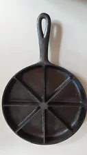 VTG. 8 CBS CORN BREAD SKILLET (BIRMINGHAM STOVE AND RANGE) CAST IRON