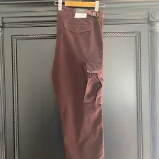 Banana Republic Cargo Pants Men’s 42 Burgundy