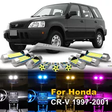 Interior License Plate LED Light Package Kit FOR 1997-2001 Honda CRV CR-V 8Pcs