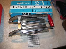 Vintage Kitchen EKCO Miracle French Fry Cutter in Box