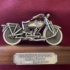 Harley-Davidson Pewter Motorcycle "1919 Sport" Early Years Collection Limited Ed