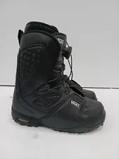 Vans Men's Black Fargo Snowboard Boots Size 8