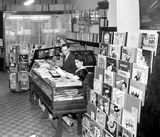 1940s NYC Record Store Counters "Booths For Ladies" Film Camera Negatives #2 (2)