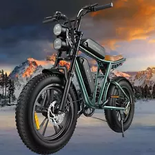 ENGWE M20 Electric Bike E Motorcycle 28MPH 94Miles Long Range for 48V26Ah Green