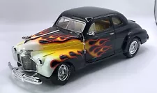 1941 CHEVY ROADSTER COUPE; TESTOR 1:24 ULTRA DETAIL PLATINUM SERIES! (DM124-016)