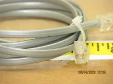 Listing is for one Used 6' RJ11 4 Conductor Modular Telephone Cable-A