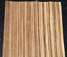 Zebrano Raw Wood Veneer Sheet 6 x 43 inches 1/42nd thick 4667-41