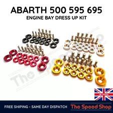 Abarth 500 595 695 Engine Bay Dress Up Kit - 24 PCS Fiat S3 S4