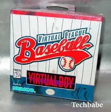 New Nintendo Virtual Boy V League Baseball Game Factory Sealed USA