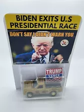 Custom Trump “Biden Exits Race” Johnny Lightning ‘91 GMC Syclone Pickup