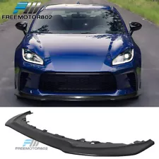 For 22-24 Toyota GR86 Coupe IK6 Style PU Black Front Bumper Lip Spoiler Splitter (For: Toyota)