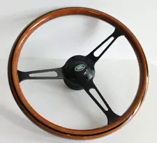 Steering Wheel fits For Land Rover Defender 48 spline Wooden Wood 380mm 08-15'