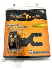 New Trophy Ridge Sharp Shooter Series Bow Sight Fiber Optic 3 Pin FREE SHIPPING