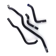 For 2002-06 KAWASAKI KVF650 KVF700 Prairie 650 700 SILICONE RADIATOR HOSE BLACK (For: More than one vehicle)