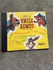 Tales of Uncle Remus For Children Walt Disney's Song Of The South 1947 LP Cover