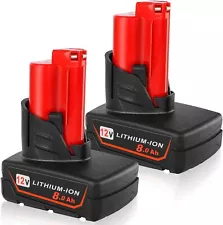 For Milwaukee For M12 12V Lithium 8.0Ah Battery 2276-21, 2276-21NST Lithium-ion