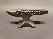 Vintage Antique Style Cast Iron "Remington" Miniature Anvil