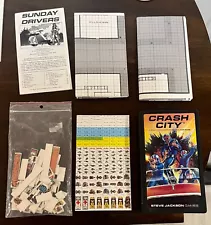 Crash City/Sunday Drivers Pocket Box (1982) Supplement for Car Wars