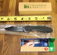 CRKT 7120 Gallagher BADGER Dull DEMO edge Not For Retail Sale RARE