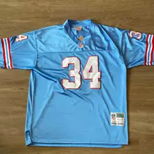 Mitchell & Ness Replica Collection Earl Campbell 1980 Houston Oilers Jersey, XL